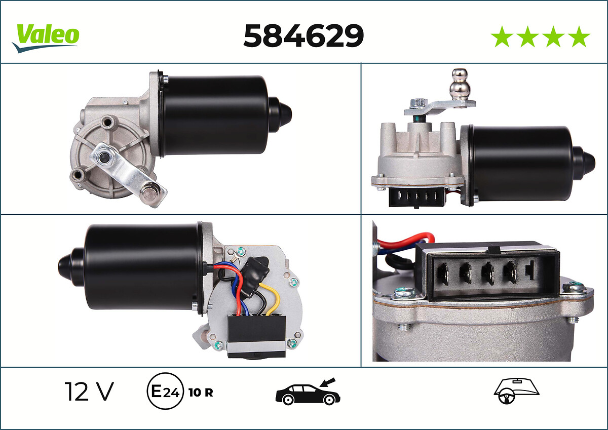 Moteur d'essuie-glace VALEO 584629